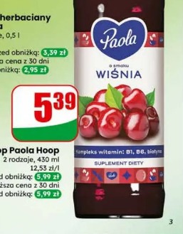 Syrop Paola Hoop wiśnia