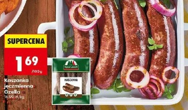 Kaszanka jęczmienna Gzella