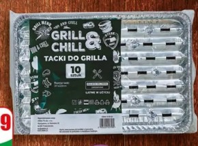 Tacki aluminiowe Grill & Chill