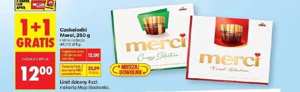 Czekoladki Merci, 250 g