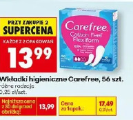 Carefree wkładki higieniczne Cotton Feel Flexiform