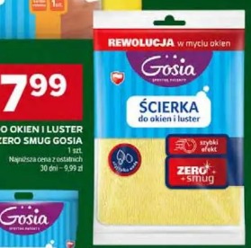 Ścierka do okien i luster zero smug Gosia