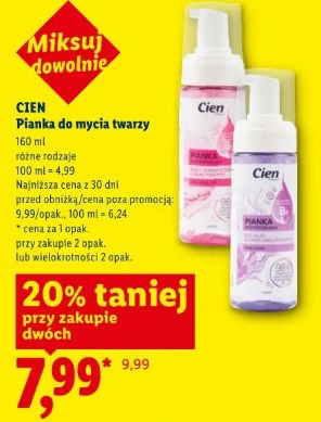 Cien Pianka do mycia twarzy