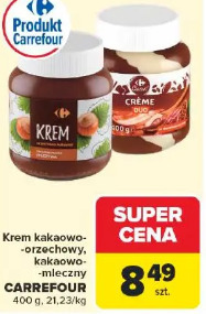 Krem kakaowo-orzechowy, kakaowo-mleczny Carrefour