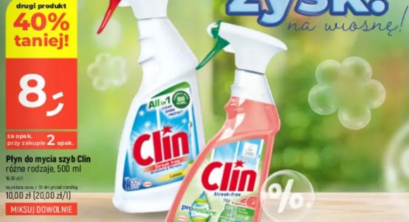 Płyn do mycia szyb Clin