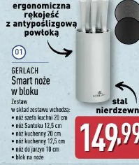 Gerlach Smart noże w bloku