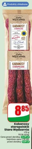 Kabanosy staropolskie Stara Wędzarnia
