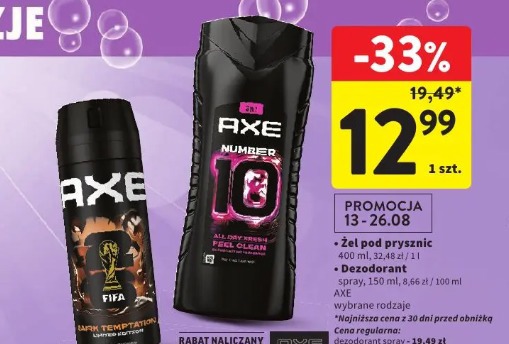 Żel pod prysznic Axe