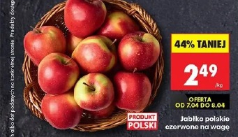 Jabłko polskie czerwone