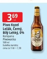 Kozel Leżák, Černý, Bílý Lehký, 0% piwo