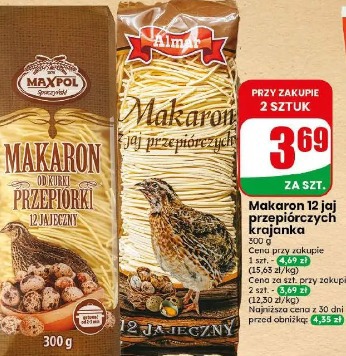 Makaron 12 jaj przepiórczych krajanka