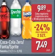 Coca-Cola Zero/ Fanta/ Sprite