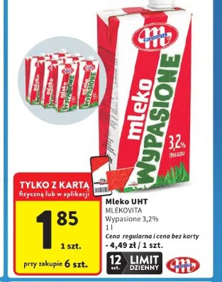 Mleko UHT Mlekovita Wypasione