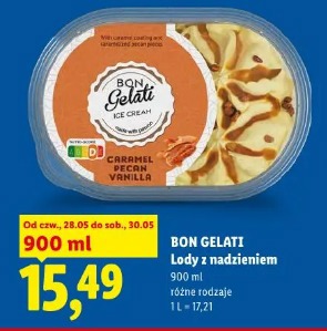 Bon Gelati Lody z nadzieniem
