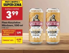 Kasztelan Miodowe piwo