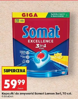 Kapsułki do zmywarki Somat Lemon 3w1