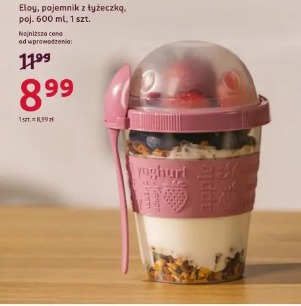 Eloy, pojemnik z łyżeczką, poj. 600 ml, 1 szt.