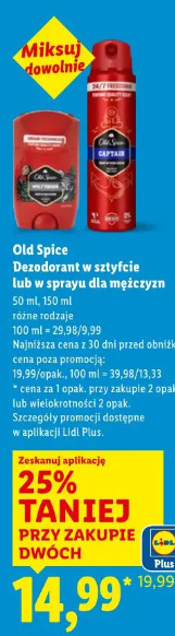 Old Spice Dezodorant w sztyfcie lub w sprayu dla mężczyzn