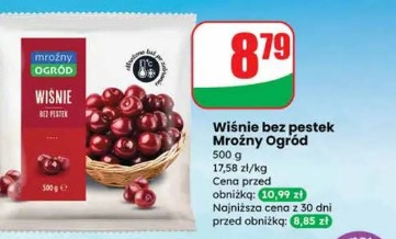 Wiśnie bez pestek Mrożny Ogród