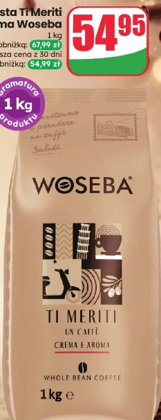 Kawa ziarnista Ti Meriti Crema E Aroma Woseba