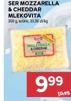 Ser mozzarella & cheddar Mlekovita