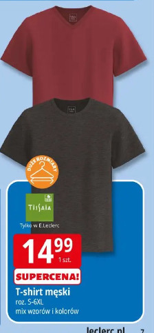 T-shirt męski Tilsaia Basics