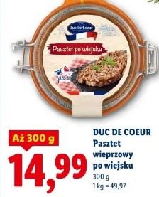 DUC DE COEUR Pasztet wieprzowy po wiejsku