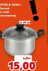 Spice & Soul Garnek ze stali nierdzewnej