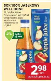 Sok 100% jabłkowy Well Done