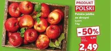 Polskie jabłka ze skrzyni