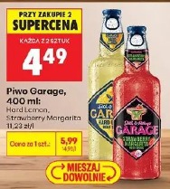 Piwo Garage, 400 ml Hard Lemon, Strawberry Margarita