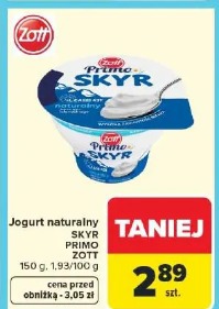 Jogurt naturalny SKYR PRIMO ZOTT
