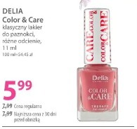 Delia Color & Care klasyczny lakier do paznokci