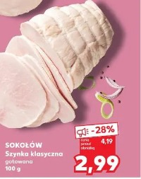 Sokołów Szynka klasyczna gotowana