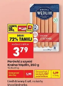 Parówki z szynki Kraina Wędlin
