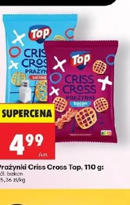 Prażynki Criss Cross Top sól, bekon