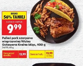 Pulled pork szarpana wieprzowina Wolno Gotowane Kraina Mięs