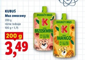KUBUŚ Mus owocowy