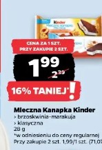 Mleczna Kanapka Kinder
