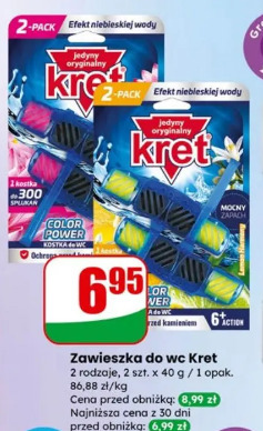 Zawieszka do wc Kret