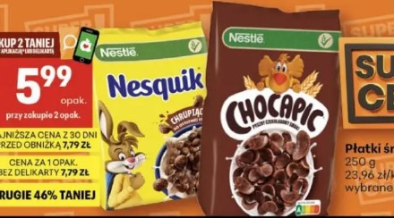 Płatki śniadaniowe Nestlé