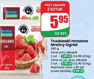 Truskawki mrożone Mrożony Ogród
