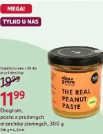 Ekogram, pasta z prażonych orzechów ziemnych