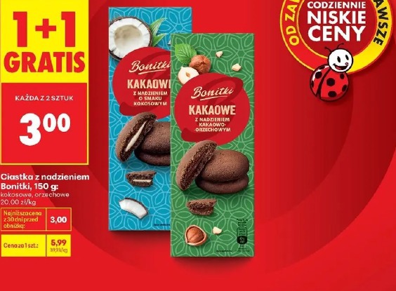 Ciastka z nadzieniem Bonitki