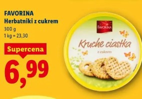Favorina Herbatniki z cukrem