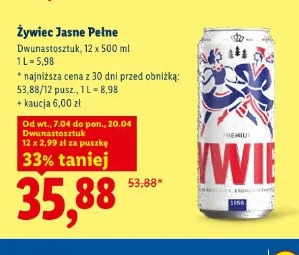 Żywiec Jasne Pełne Dwunastopak
