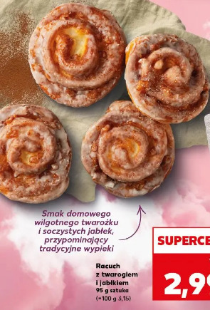 Rauch z twarogiem i jabłkiem