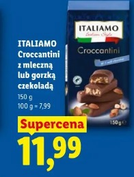 ITALIAMO Croccantini z mleczną lub gorzką czekoladą