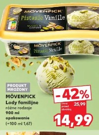 Mövenpick Lody familijne Pistazie Vanille