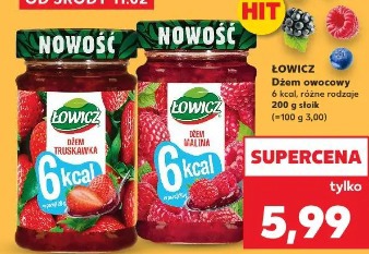 Łowicz Dżem owocowy 6 kcal różne rodzaje